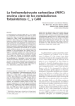 La fosfoenolpiruvato carboxilasa (PEPC): enzima clave de los