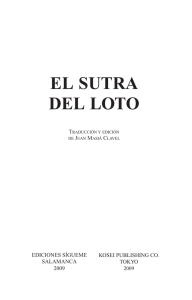el sutra del loto - Ediciones Sígueme