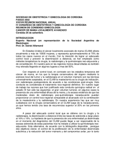 Cáncer de mama localmente avanzado