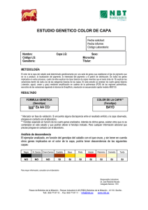estudio genetico color de capa - ASO.CA.MAN