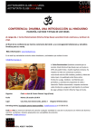 conferencia: dharma, una introducción al hinduismo