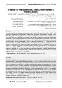 DETECCIÓN DEL VIRUS DE NEWCASTLE EN GALLINAS