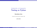 Testing en Python