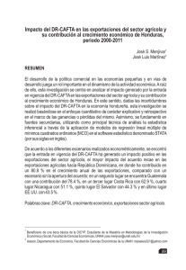 Impacto del DR-CAFTA en las exportaciones del sector