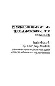 EL MODELO DE GENERACIONES TRASLAPADAS COMO
