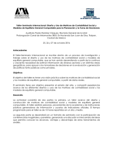 Taller-Seminario Internacional: Dise&ntilde;o y Uso de Matrices de