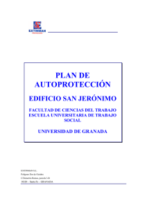 PLAN DE AUTOPROTECCION EDIFICIO SAN JERONIMO