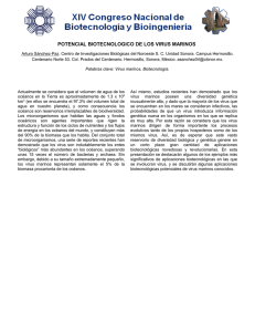 potencial biotecnologico de los virus marinos.