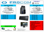 ROMO PROCOM 6ª GEN PROCOM INTEL 1151 MEMORIA 4 GB