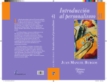 Introducción al personalismo - Universidad Pontificia de México