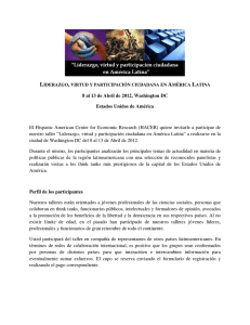 8 al 13 de Abril de 2012, Washington DC Estados Unidos de