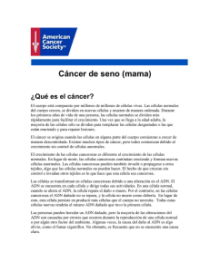 Cáncer de seno - Sociedad venezolana de Oncologia
