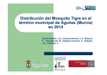 Distribución del Mosquito Tigre en el término municipal de Águilas