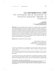 La perspectiva LSD Un enfoque para estudiar la música popular