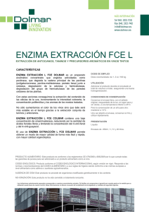 enzima extracción fce l - Dolmar Productos Enológicos
