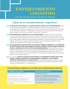 ENVEJECIMIENTO COGNITIVO