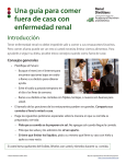 Una guía para comer fuera de casa con enfermedad renal