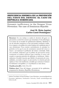 Ineficiencia Dinámica en la prevención del virus del - Inicio