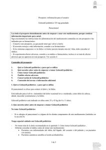 Prospecto - Gelocatil.com