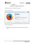 Procedimiento de configuración para Firefox 45 +