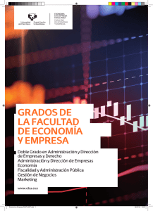 GRADOS DE LA FACULTAD DE ECONOM&Iacute;A Y EMPRESA
