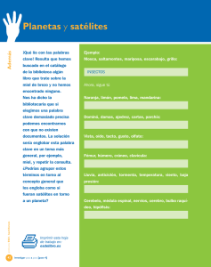 Planetas y sat&eacute;lites