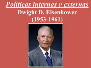 Politicas Eisenhower - lapazcolegio2015-2016