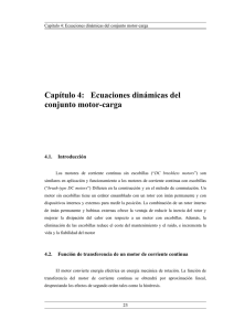 Capítulo 4: Ecuaciones dinámicas del conjunto motor