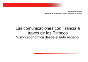 Las comunicaciones con Francia a trav&eacute;s de los