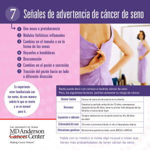 7 Señales de advertencia de cáncer de seno