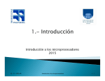 IIE – FI - UDELAR Introducción a los microprocesadores 1