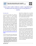 Guías sobre medioambiente, salud y seguridad para la