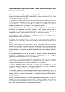 Las exacerbaciones de Fibrosis Pulmonar