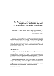 La eficacia del marketing industrial en las empresas de maquinaria