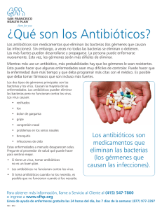 ¿Qué son los Antibióticos?
