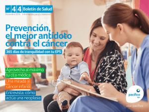 Prevenci&oacute;n, el mejor ant&iacute;doto contra el c&aacute;ncer