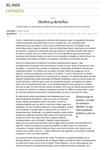 Hechos y derechos | Opinión | EL PAÍS