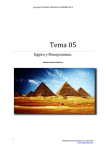 Tema 05, Egipto y Mesopotamia