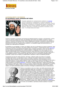 El socialismo como antesala del islam Página 1 de 2 Guillermo