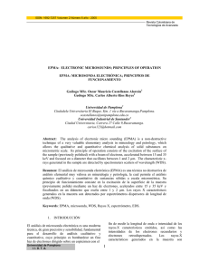 MICROSONDA ELECTRÓNICA - Universidad de Pamplona