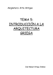 tema 5: introducción a la arquitectura griega - Mi Portal