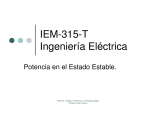 IEM-315-T Ingeniería Eléctrica
