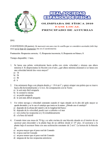 Examen propuesto en la Fase Local de la Olimpiada de