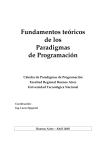 Fundamentos teóricos de los Paradigmas de Programación