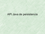API Java de persistencia