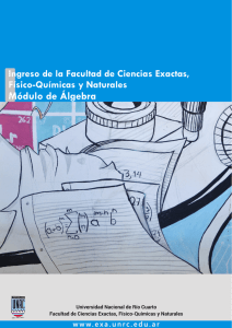 Algebra - UNRC - Universidad Nacional de Río Cuarto