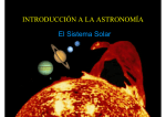 Sistema solar. Formación y descripción