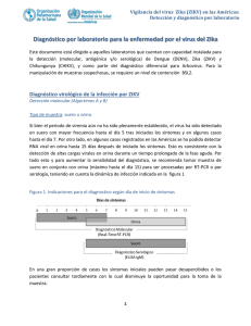 Vigilancia de virus Zika (ZIKV)