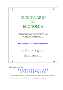 diccionario de economia