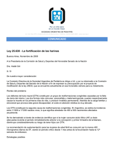 COMUNICADO - Sociedad Argentina de Pediatria
